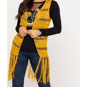 Rock & Roll Cowgirl Crochet Vest